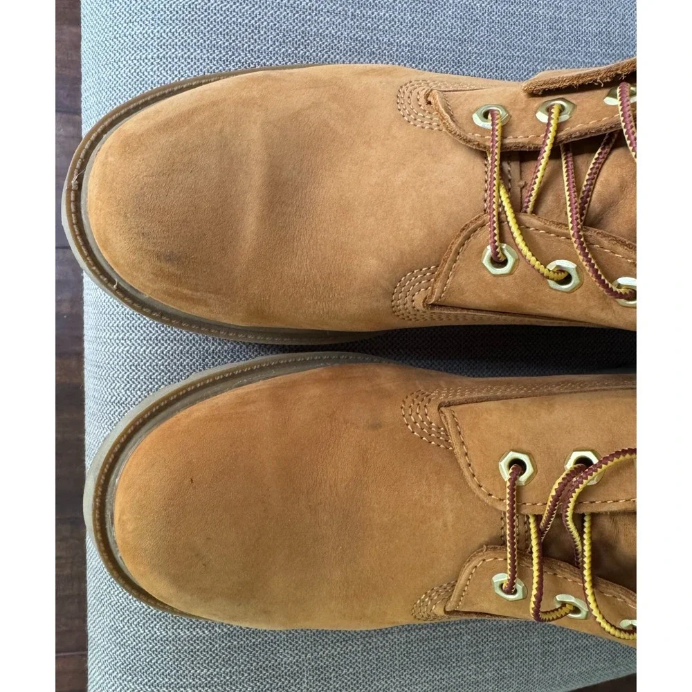 Timberland 6 inch Waterproof Wheat Nubuck Boots Men's Size (11M)